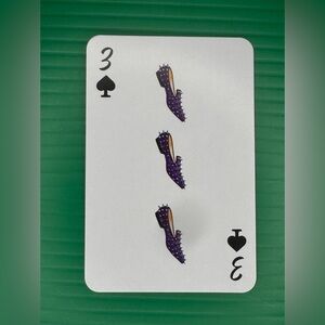 Christian Louboutin 3 Of Spades Playing Card Collectible Card
